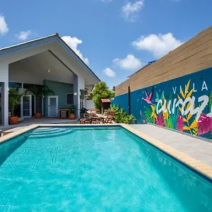 Curazon Met Privézwembad Vlakbij Het Strand! Villa